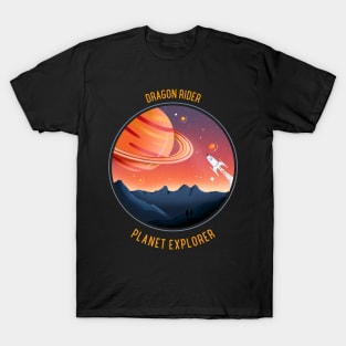 Dragon rider - Moon explorer T-Shirt